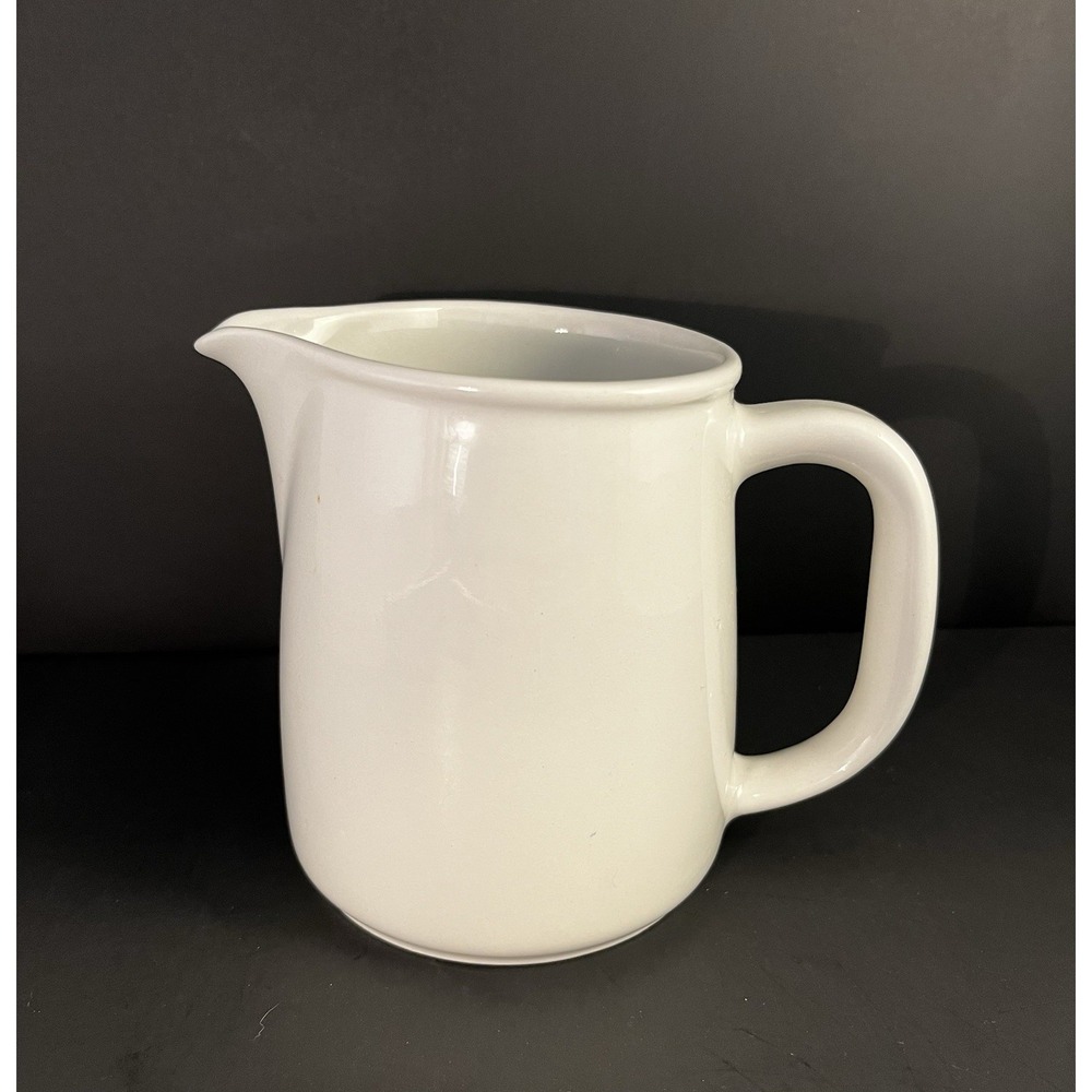 Vintage Arabia Finland White Pitcher FL-2 Kaj Franck MCM Scandinavian 1970 Jug